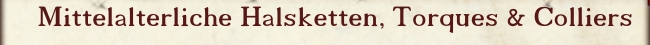 Mittelalterlicher und keltischer Schmuck