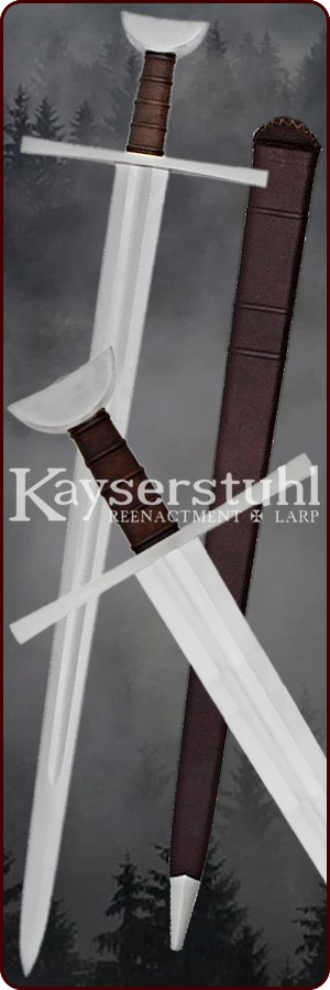 Schwert "Camburg" mit Sichelknauf und Scheide