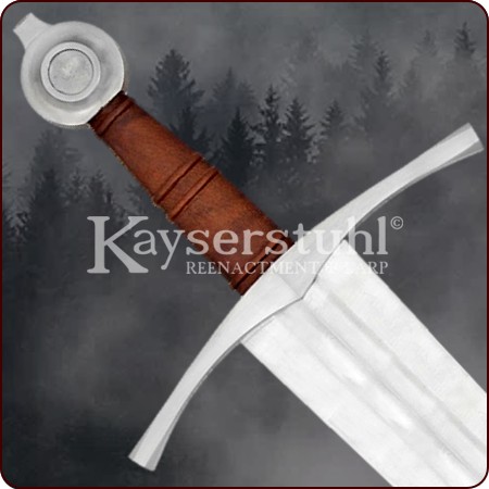 Double Fuller Oakeshott Typ XVI, 14. Jh. mit Scheide