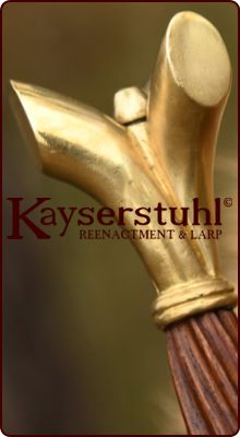 Englisches Langschwert "Writhen Hilt" mit Scheide (15. Jh.)