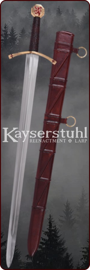 Einhänder-Schwert "Robert Bruce" mit Scheide