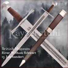 River Witham Ritterschwert mit Scheide, 13. Jh.