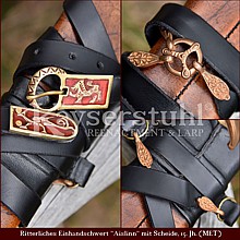 Ritterschwert Aislinn mit Scheide, 15. Jh