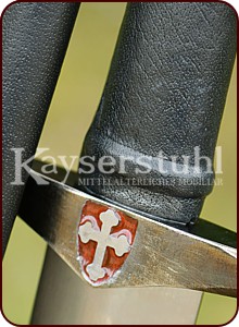 Schwarzer Anderthalbhänder mit Scheide (14. Jh.)