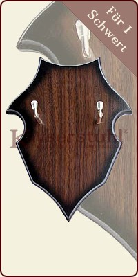 Denix Wandhalter Für 18 Waffen - Holz Waffenhalterung 104cm Höhe