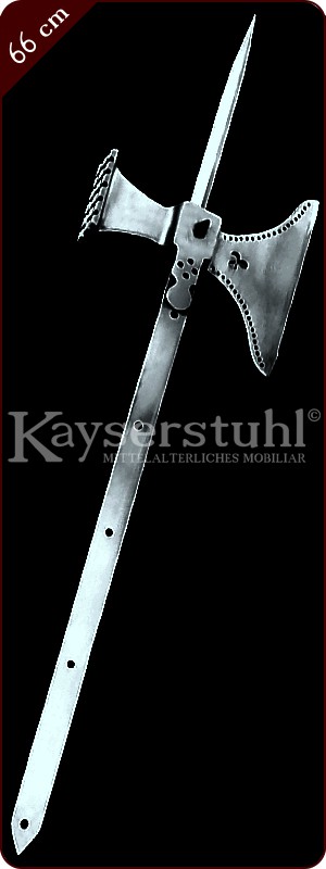 Mordaxt mit Wehrnägeln, 15. Jhd. ohne Schaft