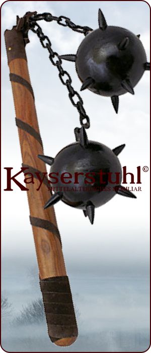 Morgenstern (Flegel) mit zwei Kugeln
