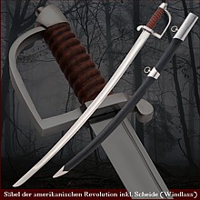 Säbel "Amerikanische Revolution" mit Scheide (Windlass)