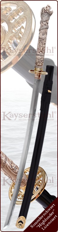 Highlander Katana "MacLeod", schwarz