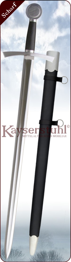 Einhandschwert "Richard Löwenherz" mit Scheide