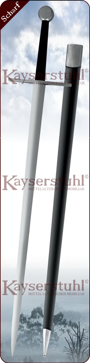 Tinker Bastard-Schwert (Hohlkehle) mit Scheide