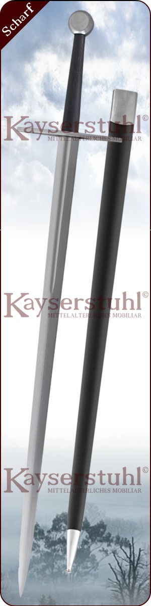 Tinker Bastard-Schwert (Hohlkehle) mit Scheide