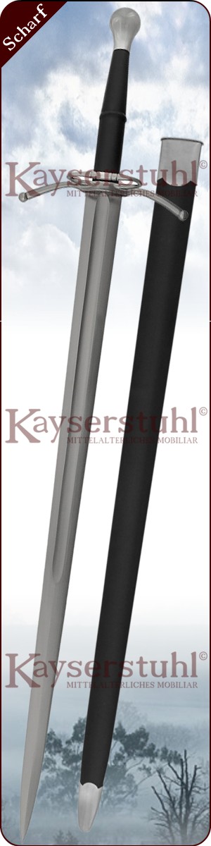 Rheinländer Bastardschwert mit Scheide