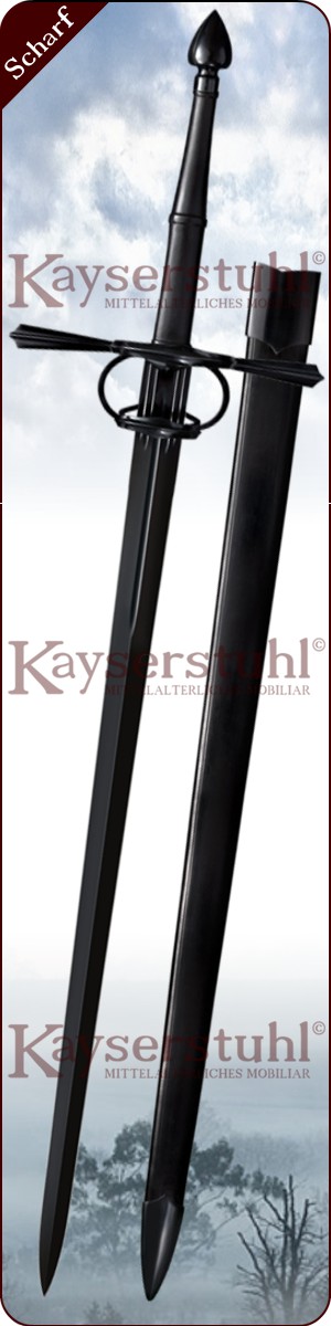 LaFontaine Kriegsschwert "Man-At-Arms" mit Scheide