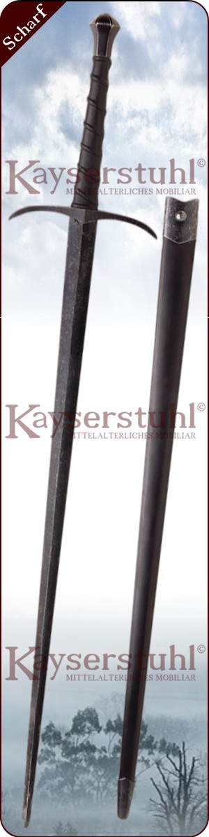 Battlecry Langschwert "Bosworth" mit Scheide
