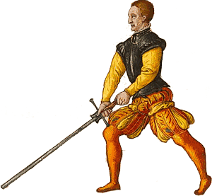 Der so genannte "alber" ist eine eine Haltung beim Fechten. Dabei wird ein Fuß – meist der rechte – vorgesetzt und die Schwertspitze mit fast gestreckten Armen zur Erde gerichtet, so daß sich der Schwertgriff etwa in Höhe des Oberschenkels befindet.