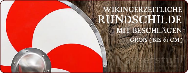 Wikingerzeitliche Rundschilde mit Beschlägen
