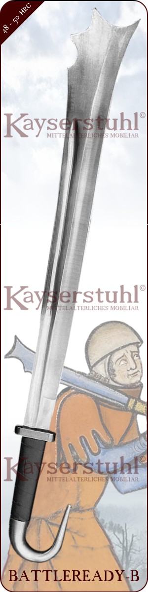 Einhändiges Maciejowski-Falchion 13. Jh. (BR-B)