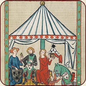 Codex Manesse (auch Manessische Liederhandschrift oder Große Heidelberger Liederhandschrift)