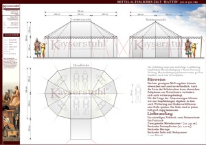 Gibt es nur bei uns... Detaillierte Pläne der Zelte für eure Lager- & Einrichtungsplanung.