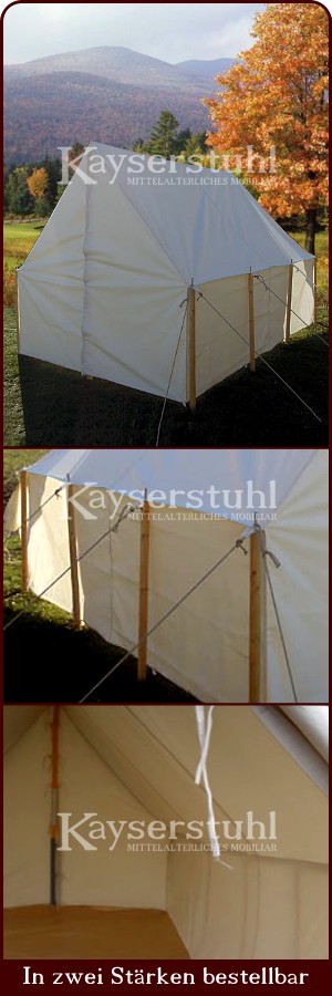 Truppenzelt "Walltent" in zwei Materialstärken